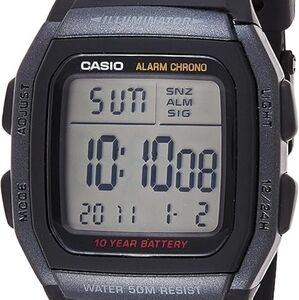 Casio black Alarm Chrono Digital Clock